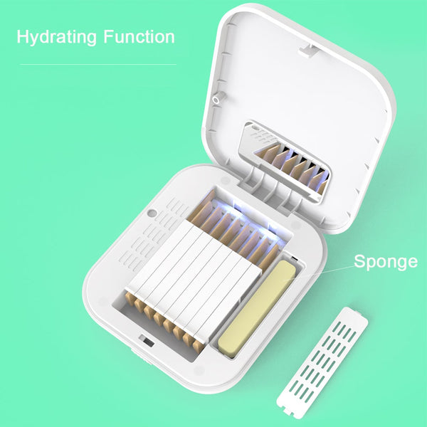 Saxophone Clarinet Reed Case 8Pcs With Uv Lamp Sterilization Multi Instrument Storage Box Woodwind Accessories