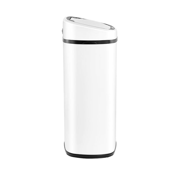 Devanti 58L Sensor Bin White Rubbish Bins