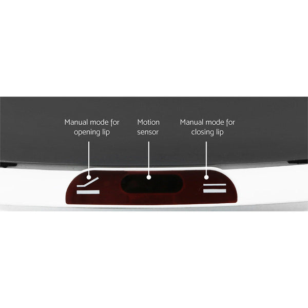 Devanti Motion Sensor Bin Automatic Waste Trash Can Ash Black 9L Rubbish Bins