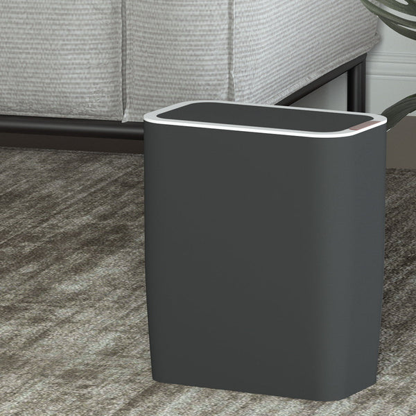 Devanti Motion Sensor Bin Automatic Waste Trash Can Ash Black 9L Rubbish Bins
