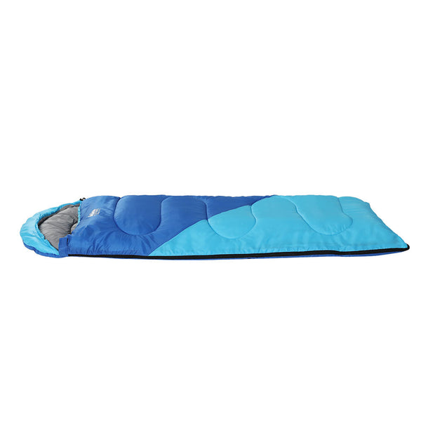 Weisshorn Sleeping Bag Bags Kids 172Cm Camping Hiking Thermal Blue Sleeping Bags