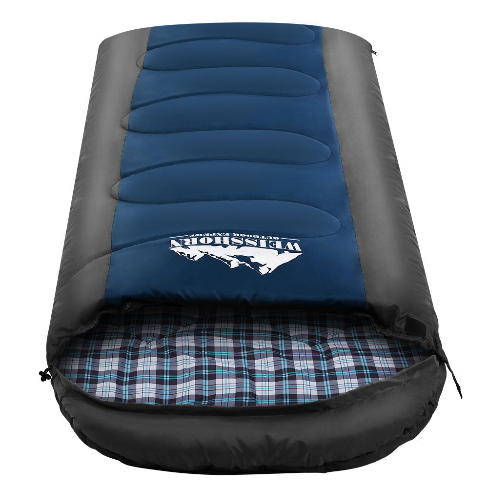 Weisshorn Sleeping Bag Camping Hiking Tent Winter Outdoor Comfort 0 Degree Navy Sleeping Bags