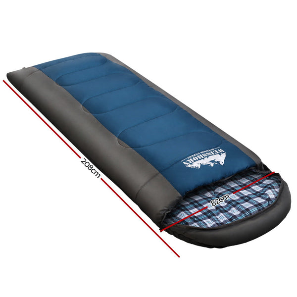 Weisshorn Sleeping Bag Camping Hiking Tent Winter Outdoor Comfort 0 Degree Navy Sleeping Bags