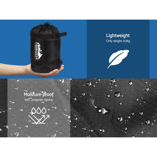 Weisshorn Sleeping Bag Single Camping Hiking Winter Thermal Sleeping Bags