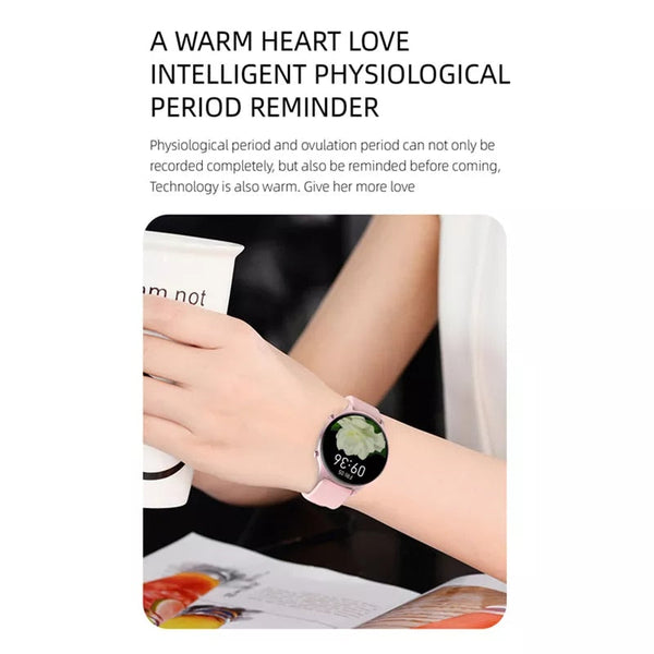 Women Heart Rate Monitor Diy Display Ip68 Waterproof Smart Watches