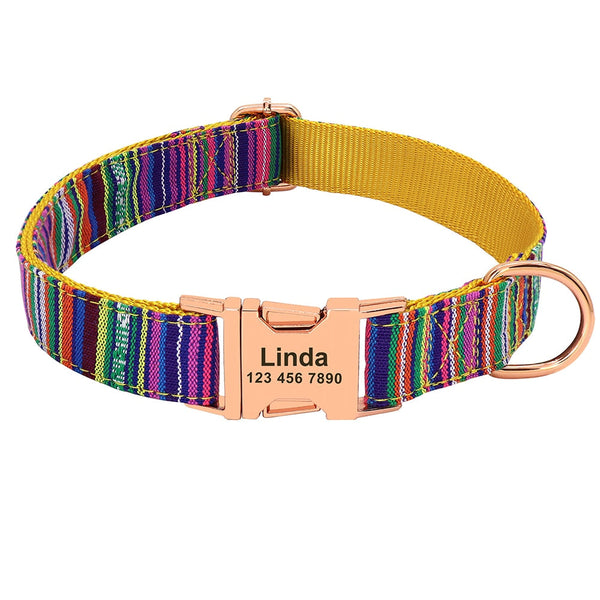 Custom Printed Small Large Dogs Dog Collars