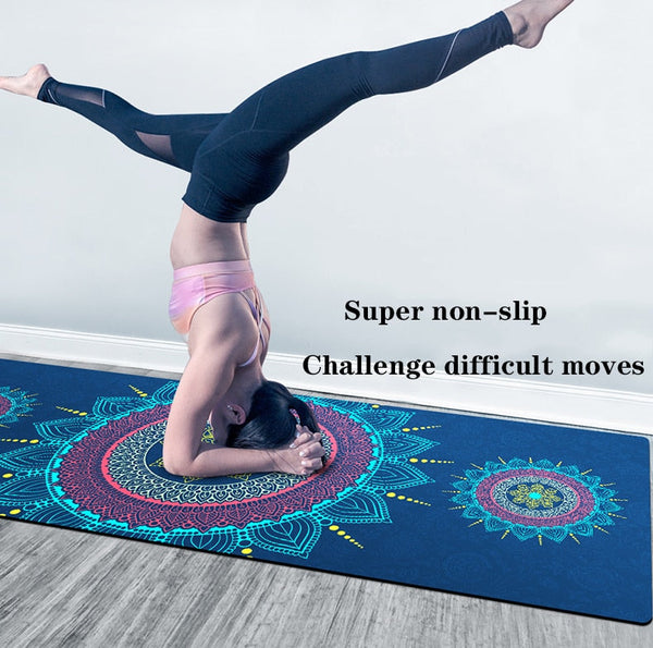 Non Slip Tpe Suede Yoga Mat Eco Friendly Carpet For Pilates Exercise Pad Mats & Non Slip Towels