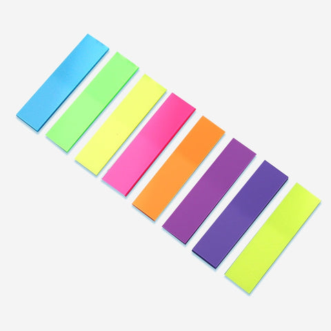 Bright Colours Sticky Notes Set Memo Pad Bookmarks Banners School Office Stationery