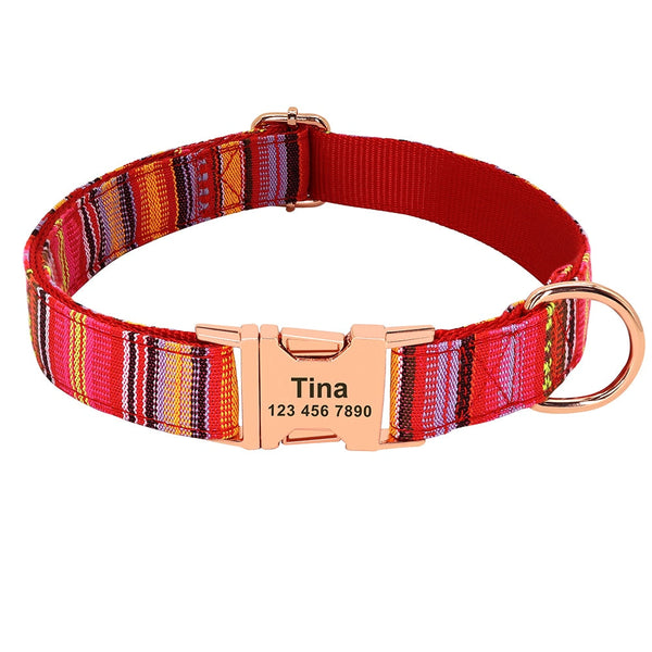 Custom Printed Small Large Dogs Dog Collars