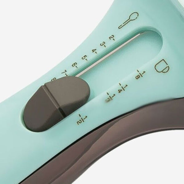 Scale Measuring Spoon Set Adjustable Baking Tool Light Slate