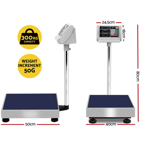 Emajin Platform Scale 300Kg Digital Scales Electronic Postal Shop Computing Luggage Scales