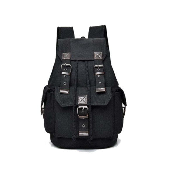 School Backpack Bags Hiking Canvas Bookbag For Men Travel Backpacks