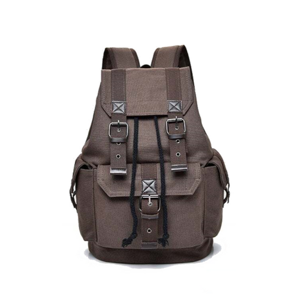 School Backpack Bags Hiking Canvas Bookbag For Men Travel Backpacks