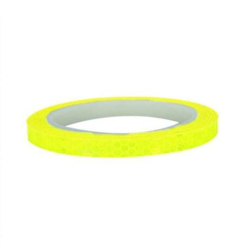 Scooter Bicycle Bike Car Motorcycle Reflective Stickers Night Riding Safety Tape Yellow