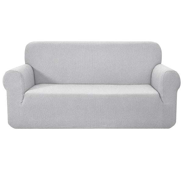 Artiss High Stretch Sofa Cover Couch Lounge Protector 3 Seater Grey Slipcovers