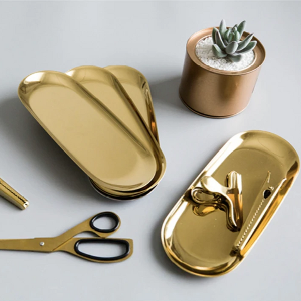 Golden Tray Bathroom Storage Organisation Bathroom Storage & Organisers