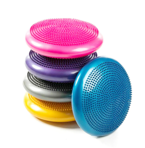 Inflatable Yoga Massage Ball Pad Gym Fitness Wobble Stability Balance Disc F01 Balance Trainers