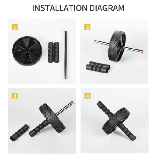 Muscle Exercise Equipment Fitness Single Wheel Abdominal Power Roller Gym Abdominal Machines