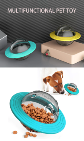 Ufo Flying Frisbee Feeder For Dogs Pet Toy Dog Toys