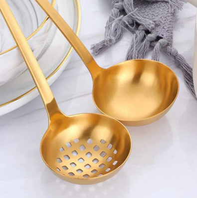 2Pcs Stainless Steel Kitchen Utensils Set Cooking Utensils