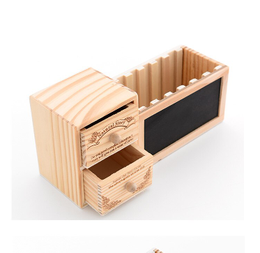 Pen Holder With Blackboard Cute Desk Tidy Organizer Pen Holders