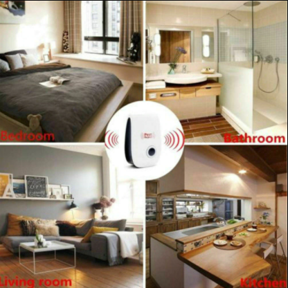 4 Pack Ultrasonic Electric Plug In Indoor Pest Repellant Ultrasonic Pest Repellers