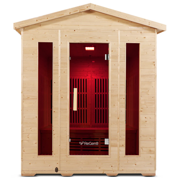 Regen8 Quadro Outdoor 4 Person 2920W Infrared Sauna Saunas