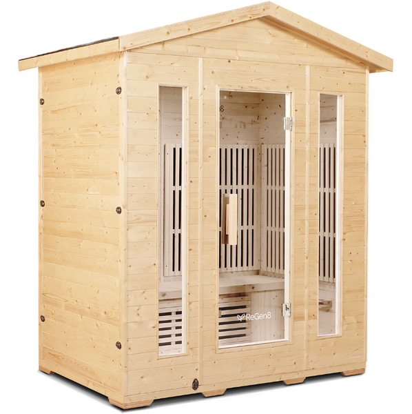 Regen8 Quadro Outdoor 4 Person 2920W Infrared Sauna Saunas