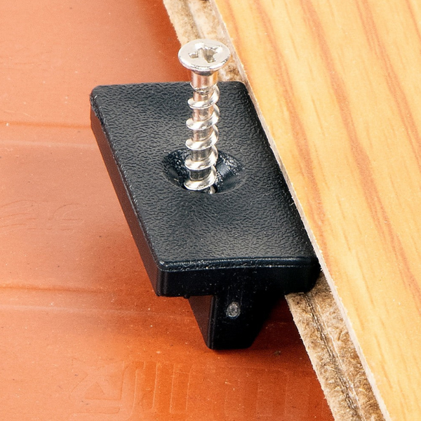Randy & Travis Machinery 100 Composite Decking Hidden Fixing Fasteners Plastic Clips Screws Decking Fixtures & Spacers