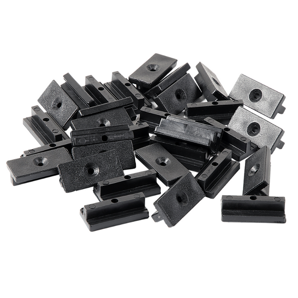 Randy & Travis Machinery 100 Composite Decking Hidden Fixing Fasteners Plastic Clips Screws Decking Fixtures & Spacers