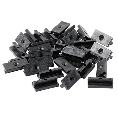 Randy & Travis Machinery 100 Composite Decking Hidden Fixing Fasteners Plastic Clips Screws Decking Fixtures & Spacers