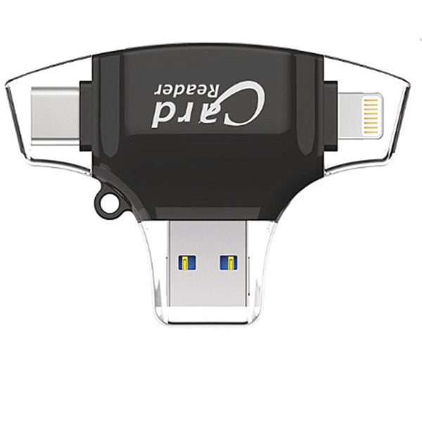 Sd / Micro Card Reader For Iphone Ipad Android Mac Computer Camera Memory 4 In 1 Adapter Trail Viewer Cables & Adapters