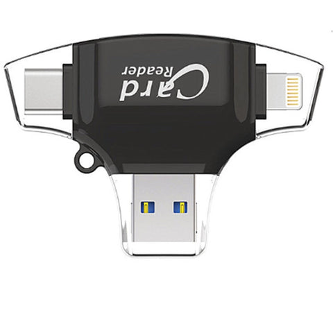 Sd / Micro Card Reader For Iphone Ipad Android Mac Computer Camera Memory 4 In 1 Adapter Trail Viewer Cables & Adapters