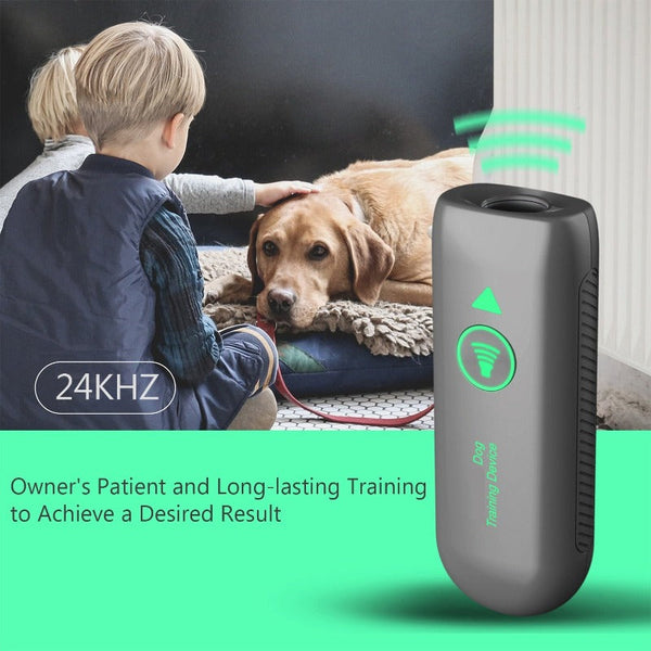 Dog Repeller No Noise Anti Barking Device Ultrasonic Deterrent Devices Training Rechargeable