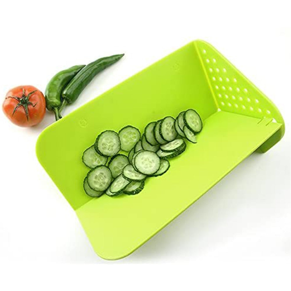 Foldable Cutting Board Veggy Fruit Cutter Chopping Block Bpa Free Plastic Cutting Boards