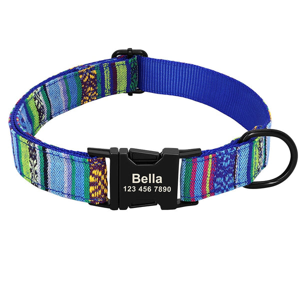 Custom Printed Small Large Dogs Dog Collars