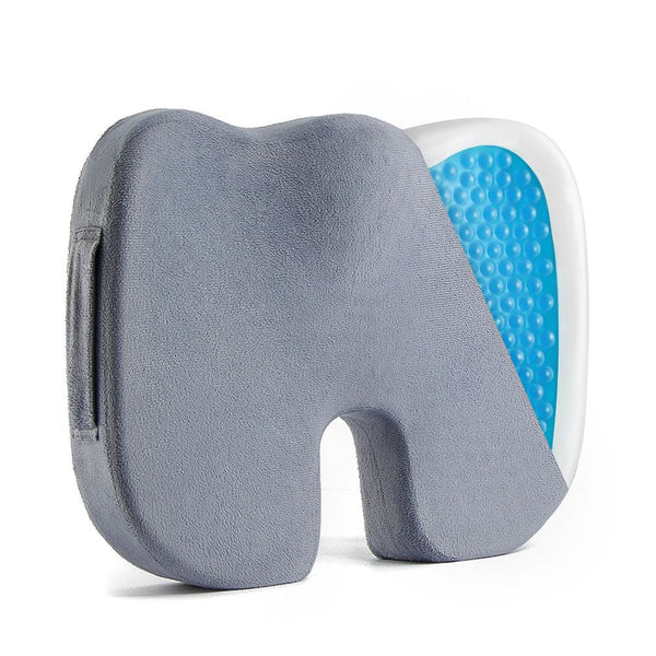 U Shape Seat Cushion With Removable Cover Cooling Gel Memory Foam Non Slip Ergonomic Seat & Posture Cushions