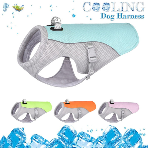 Summer Pet Dog Breathable Cooling Vest Harness Dog Clothing & Shoes