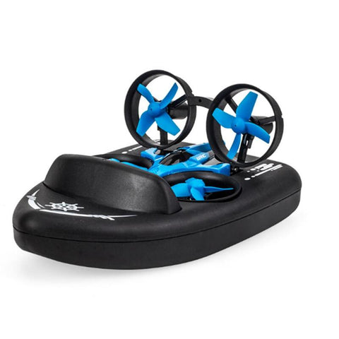 Sea Land And Air 3 In 1 Smart Drone Remote Control Simulation Hovercraft 2.4G Quadcopter