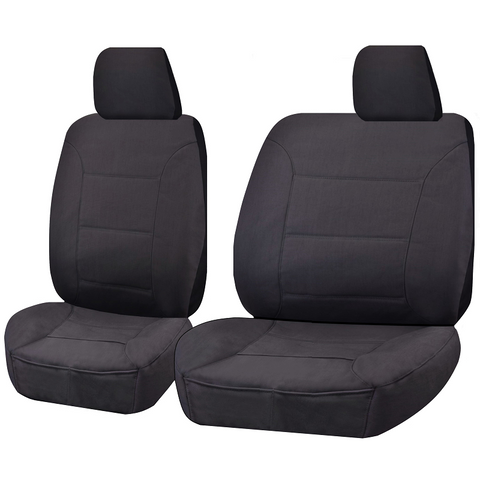 Seat Covers For Toyota Landcruiser 60.70.80 Series Hzj-Hdj-Fzj 1981 2010 Troop Carrier 4X4 Single Cab Chassis Front Bucket + _ Bench Charcoal Challenger