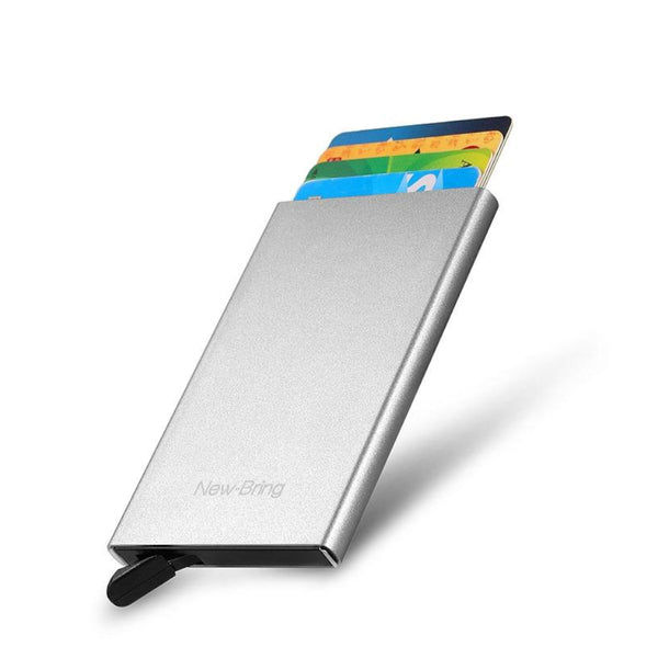 Secure Metal Card Holder Anti Degaussing Wallets