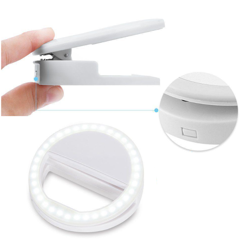 Selfie Led Light Ring Fill Camera Flash For Mobile Phone Iphone Samsung Other Mobile Accessories