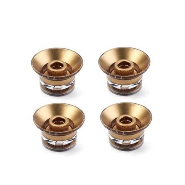 Set Yellow Silver Top Hat Knob For Gibson Les Paul Multi Guitar Parts