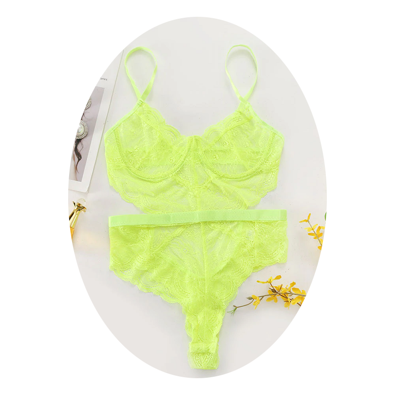 Lace Sheer Floral Backless Bodysuit Open Crotch Teddy Lingerie Women Bodysuits