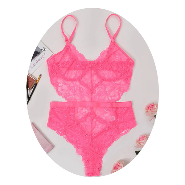 Lace Sheer Floral Backless Bodysuit Open Crotch Teddy Lingerie Women Bodysuits