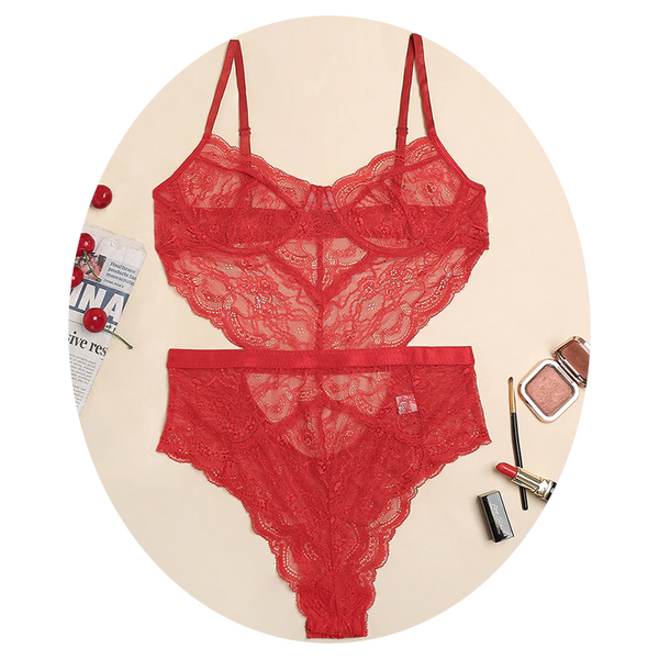 Lace Sheer Floral Backless Bodysuit Open Crotch Teddy Lingerie Women Bodysuits