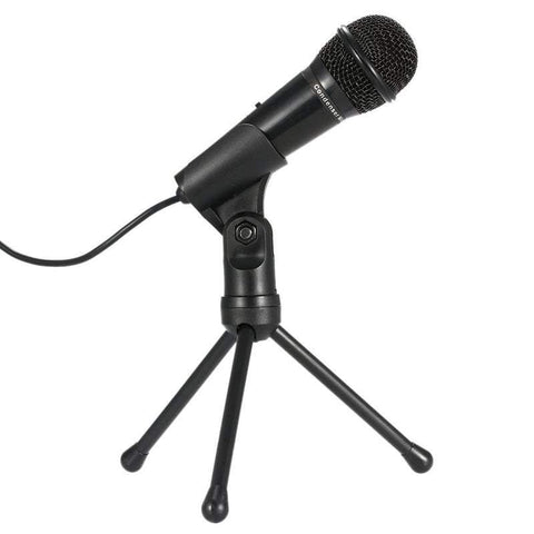 Microphones Sf 910 Professional 3.5Mm Condenser Sound Studio Podcast Stand For Desktop Pc Notebook