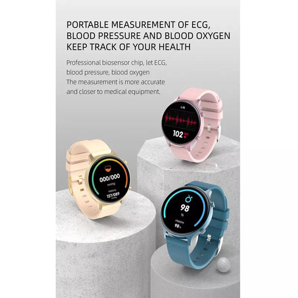 Women Heart Rate Monitor Diy Display Ip68 Waterproof Smart Watches