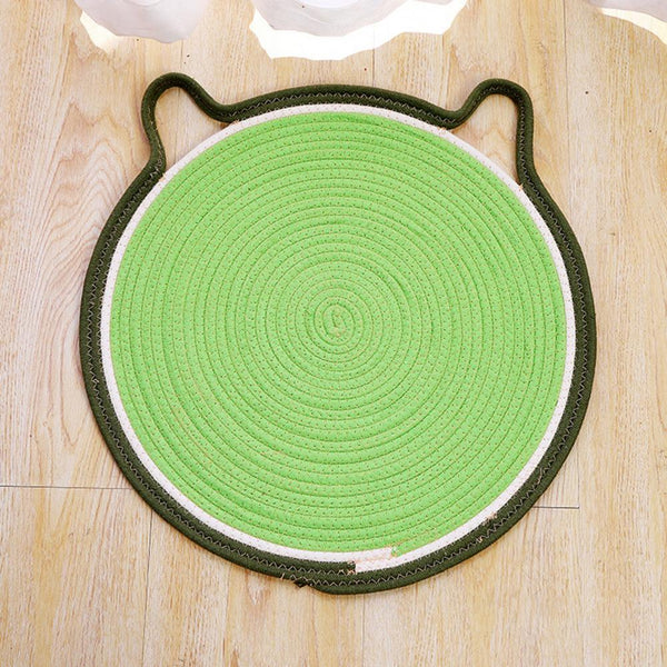 50Cm Round Cotton Flax Cat Scratcher Pet Supplies Furniture & Scratchers
