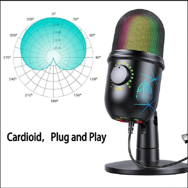 Podcast Youtube Recording Streaming Condenser Desktop Microphone Microphones